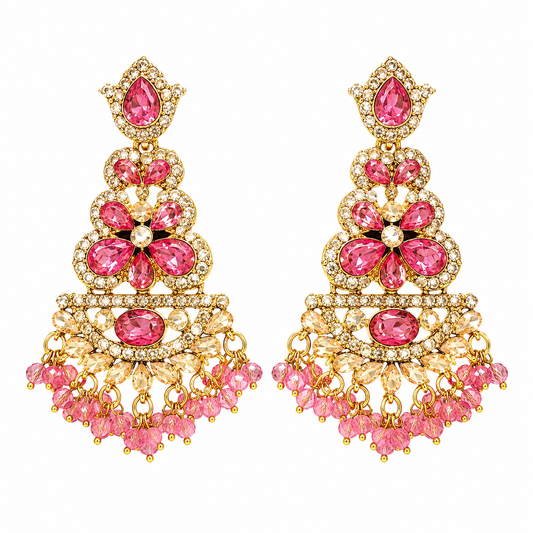 Rosé Royale Statement Earrings