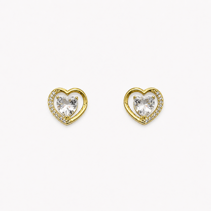 Golden Heart Earrings