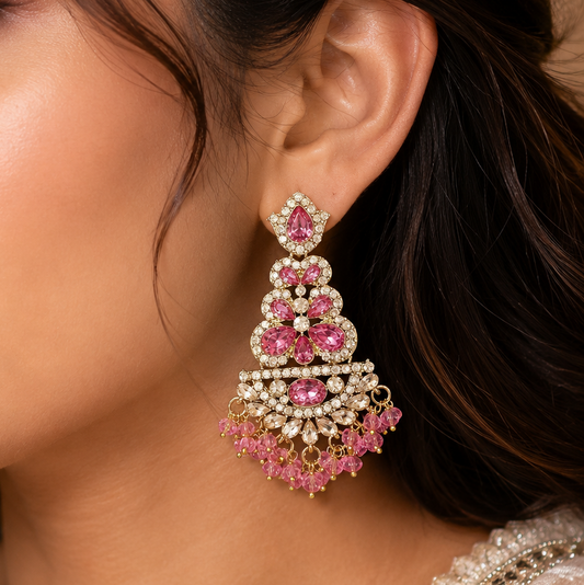 Rosé Royale Statement Earrings