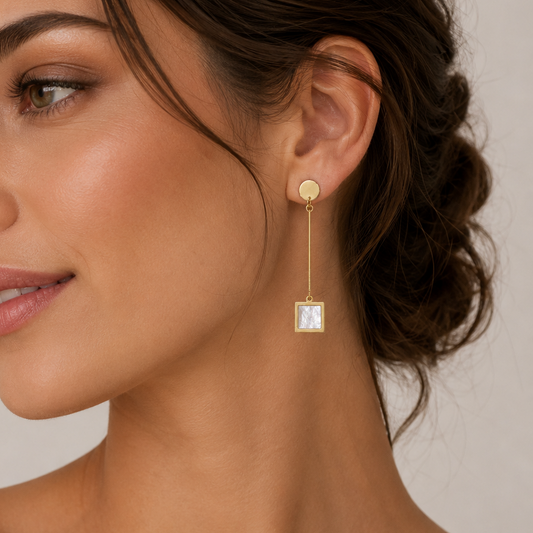 Elegant Long Dangle Earrings