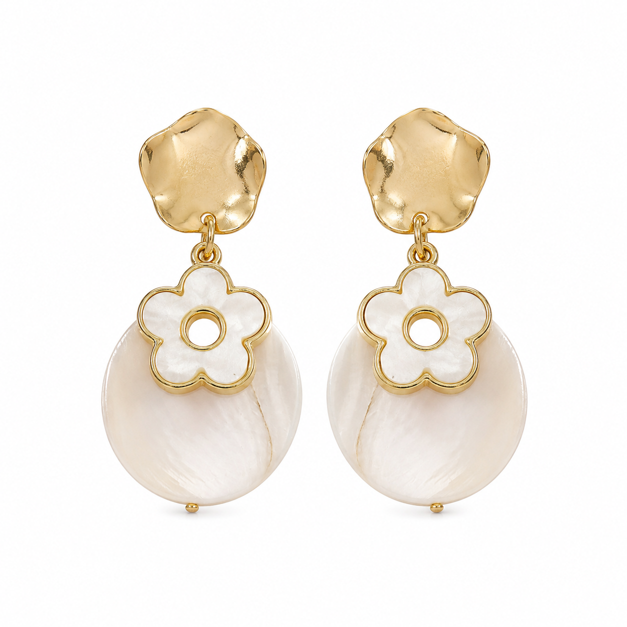 Pearl Bloom Drop Earrings
