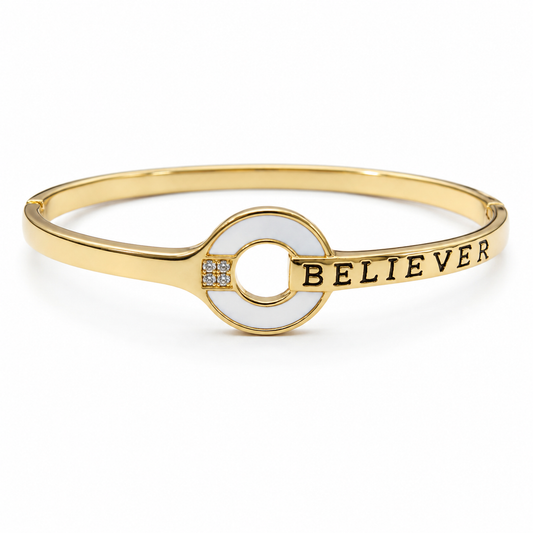 Believer Gold-Tone Bracelet