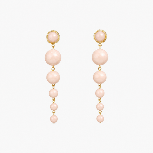 Blush Pearl Drop Earrings