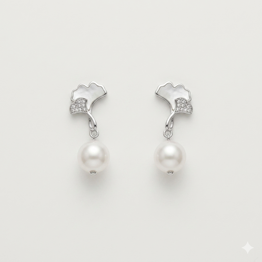 Elegant Pearl Drop Earrings